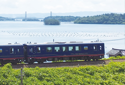 ローカル線・のと鉄道乗車と夕日が映える三国温泉と北陸の名湯・和倉温泉