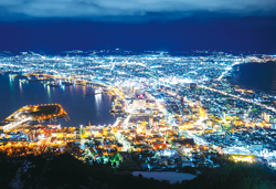 泉質多数『温泉のデパート』登別温泉と１００万ドルの函館夜景　３日間